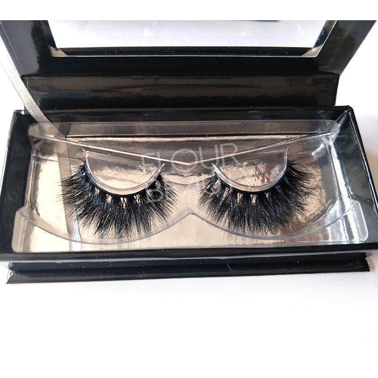 New volume 3d mink false eyelashes cruelty free private lable EL77